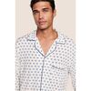 William Printed TENCEL Modal PJ Set, Hanukkah GLOW NOUVEAN NAVY/NY - Pajamas - 3