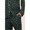 William Printed Long PJ Set, HOLIDAY DOGS PINE/IVORY - Pajamas - 3