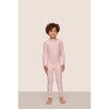 Kids Printed TENCEL Modal Unisex Long PJ Set, DUO STRIPES HOLLY RED/HOLLY RED - Pajamas - 1 - thumbnail
