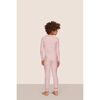 Kids Printed TENCEL Modal Unisex Long PJ Set, DUO STRIPES HOLLY RED/HOLLY RED - Pajamas - 3