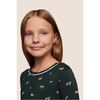 Kids Printed TENCEL Modal Unisex Long PJ Set, HOLIDAY DOGS PINE/IVORY - Pajamas - 3
