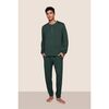 Henry TENCEL Modal Long PJ Set, PINE - Pajamas - 1 - thumbnail