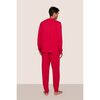 Henry TENCEL Modal Long PJ Set, HOLLY RED - Pajamas - 2
