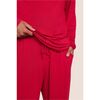 Henry TENCEL Modal Long PJ Set, HOLLY RED - Pajamas - 3