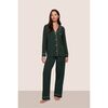 Gisele TENCEL Modal Long PJ Set, PINE/IVORY - Pajamas - 1 - thumbnail