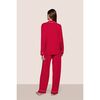 Gisele TENCEL Modal Long PJ Set, HOLLY RED/IVORY - Pajamas - 3