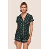 Gisele Printed TENCEL Modal Shortie PJ Set, HOLIDAY DOGS PINE/IVORY - Pajamas - 1 - thumbnail