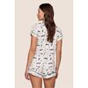 Gisele Printed TENCEL Modal Shortie PJ Set, SKI CHALET IVORY/PINE - Pajamas - 2