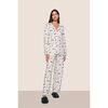Gisele Printed TENCEL Modal Long PJ Set, SKI CHALET IVORY/PINE - Pajamas - 1 - thumbnail