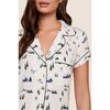 Gisele Printed TENCEL Modal Shortie PJ Set, SKI CHALET IVORY/PINE - Pajamas - 3