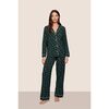 Gisele Printed TENCEL Modal Long PJ Set, HOLIDAY DOGS PINE/IVORY - Pajamas - 1 - thumbnail