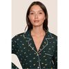 Gisele Printed TENCEL Modal Long PJ Set, HOLIDAY DOGS PINE/IVORY - Pajamas - 2