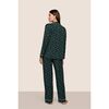 Gisele Printed TENCEL Modal Long PJ Set, HOLIDAY DOGS PINE/IVORY - Pajamas - 3