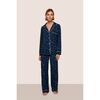 Gisele Printed TENCEL Modal Long PJ Set, FOREST PINE NAVY/IVORY - Pajamas - 1 - thumbnail