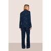 Gisele Printed TENCEL Modal Long PJ Set, FOREST PINE NAVY/IVORY - Pajamas - 2