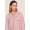 Gisele Printed TENCEL Modal Long PJ Set, DUO STRIPE HOLLYRED/HOLLYRED - Pajamas - 2