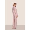 Gisele Printed TENCEL Modal Long PJ Set, DUO STRIPE HOLLYRED/HOLLYRED - Pajamas - 3