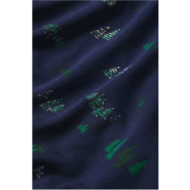 Gisele Printed Relaxed Short PJ Set, FOREST PINE NAVY/IVORY - Pajamas - 4