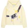 Hooded Sweatshirt, Yellow - Sweatshirts - 1 - thumbnail