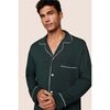 William TENCEL Modal PJ Set, PINE/IVORY - Pajamas - 3