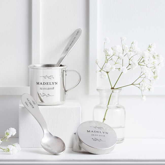 Personalized Heirloom Baby Cup, Botanic - Tabletop - 2