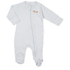 Zip Footed Sleeper, Rocking Horse Blue - Footie Pajamas - 1 - thumbnail