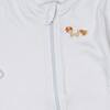 Zip Footed Sleeper, Rocking Horse Blue - Footie Pajamas - 2