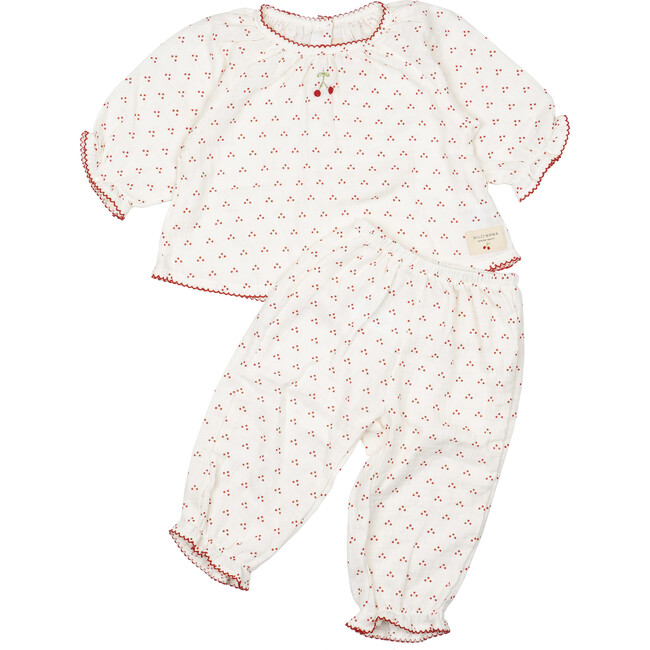 Gauze Two Piece Set, Cloud