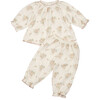 Gauze Two Piece Set, Parfait Pink - Mixed Apparel Set - 1 - thumbnail