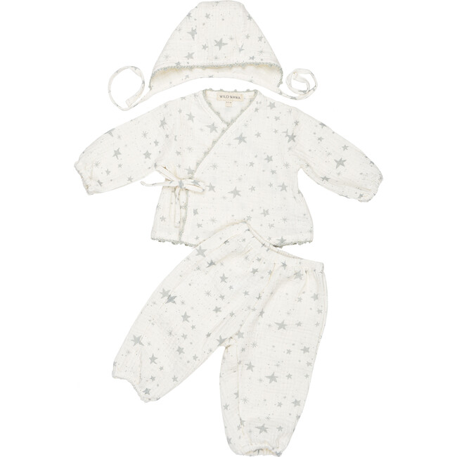 Gauze Three Piece Set, Stars