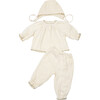 Gauze Three Piece Set, Cloud - Mixed Apparel Set - 1 - thumbnail