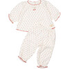 Gauze Two Piece Set, Cherry - Mixed Apparel Set - 1 - thumbnail