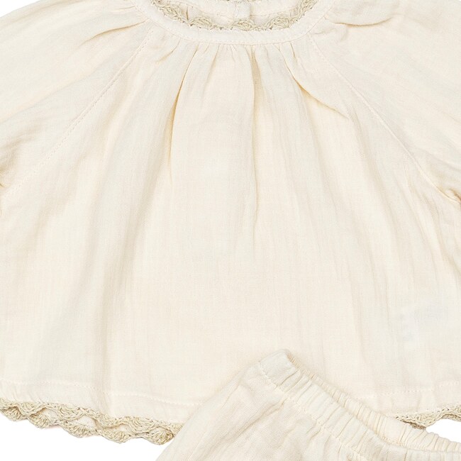 Gauze Three Piece Set, Cloud - Mixed Apparel Set - 2