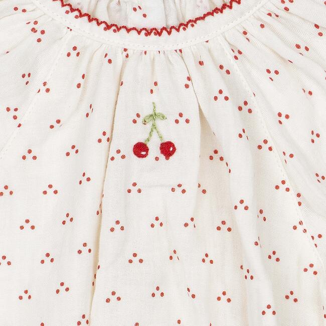 Gauze Two Piece Set, Cherry - Mixed Apparel Set - 2