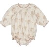 Gauze Romper w/ Crochet Trim, Parfait Pink - Rompers - 1 - thumbnail