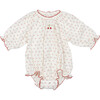 Gauze Romper, Cherry - Rompers - 1 - thumbnail