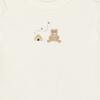 Embroidered Two Piece Set, Honey Bear Pearl - Mixed Apparel Set - 2