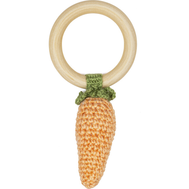 Crochet Rattle, Carrot