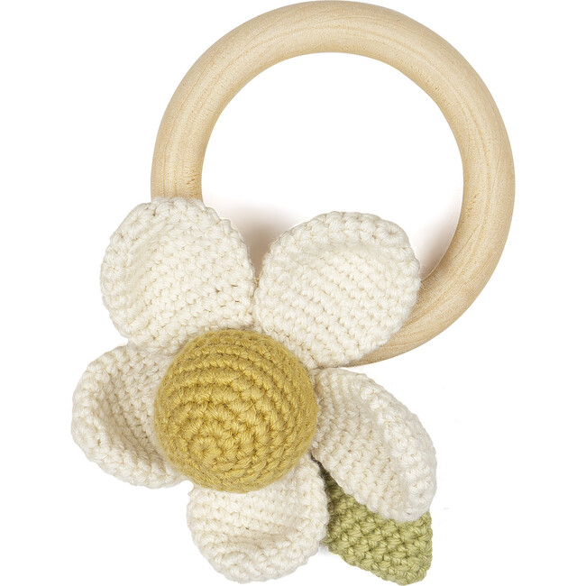 Crochet Rattle, Flower