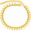Tassel Chain Bracelet, Gold - Bracelets - 1 - thumbnail