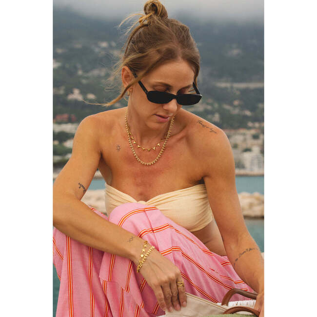 Tassel Chain Bracelet, Gold - Bracelets - 3