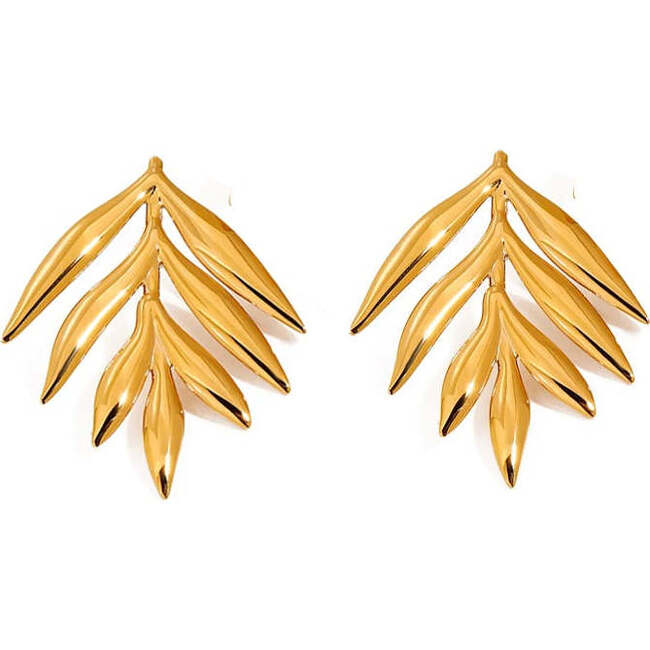Isla Earrings, Gold