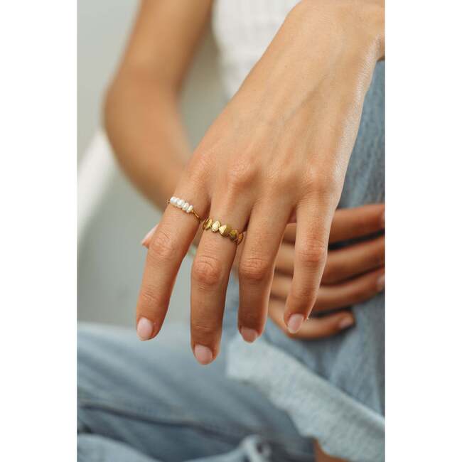Shell Ring, Gold - Rings - 2