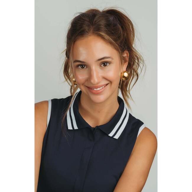 Golf Earrings, Gold - Earrings - 3