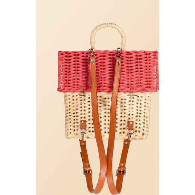 Lydia Handcrafted Rattan House Bag With Top Handle & Detachable