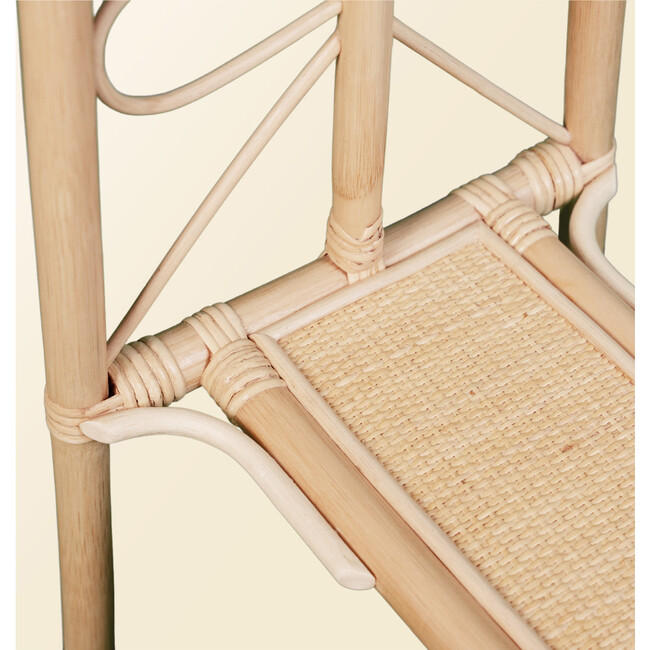 Belle Handcrafted Rattan Kids Clothing Rack, Montessori - Storage - 9