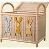 Anais Handcrafted Rattan Storage Trunk With Built-In Handles, Natural - Storage - 5 - thumbnail
