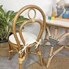 Amélie Kids Handcrafted Rattan Chair With Cushion, Honey Brown - Kids Seating - 6 - thumbnail