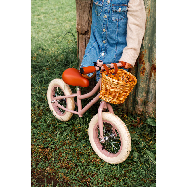 BANWOOD FIRST GO BALANCE BIKE DUSTY PINK