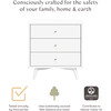 Palma 3-Drawer Assembled Dresser in White - Bookcases - 2